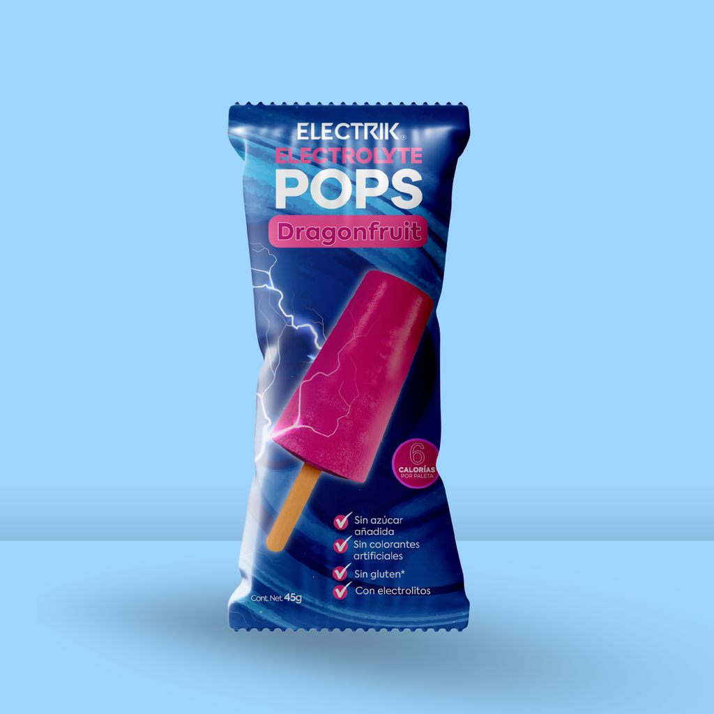 ELECTRIK Paleta con Electrolitos sabor Dragon fruit 45g - Frozen-Boutique