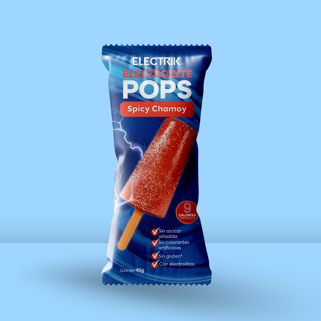 ELECTRIK Paleta con Electrolitos sabor Spicy chamoy 45g - Frozen-Boutique