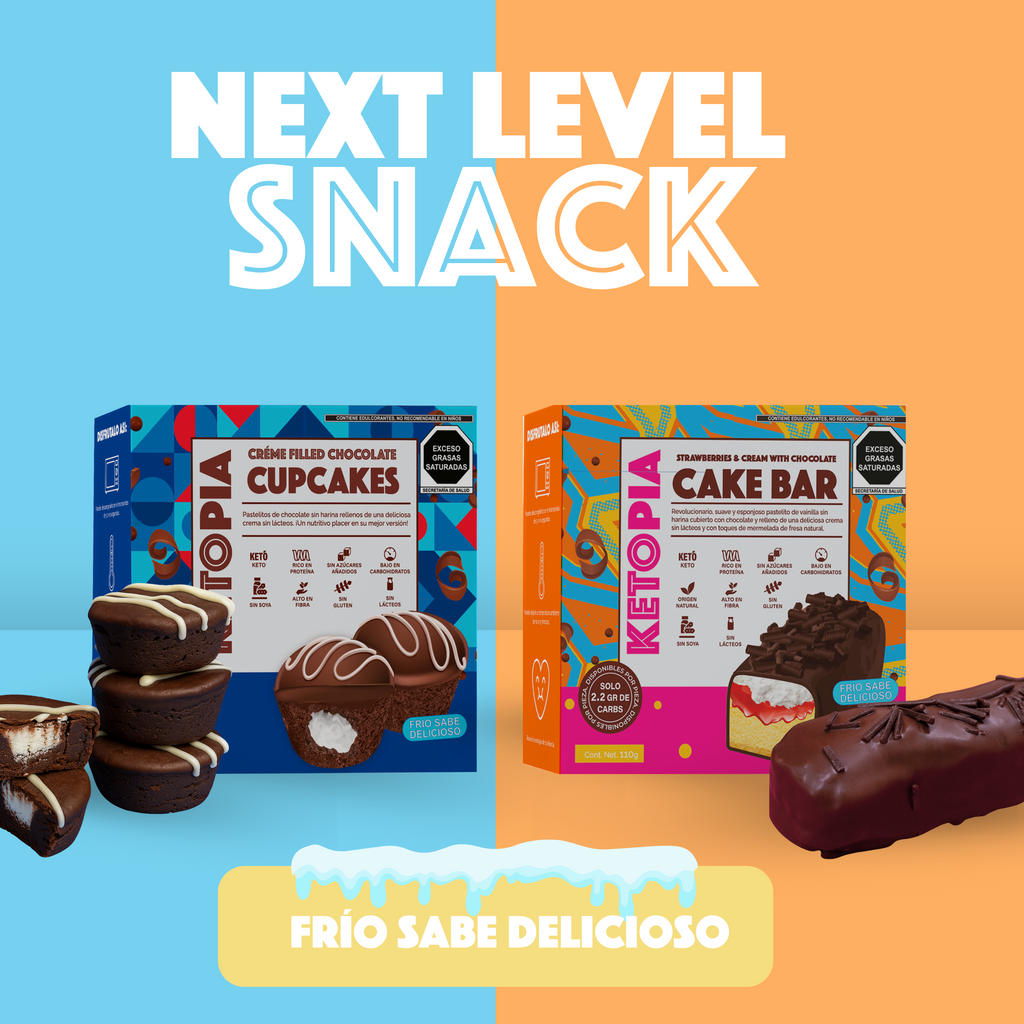 KETOPIA- pastelillos rellenos de fresa  y crema cubiertos en chocolate-110g