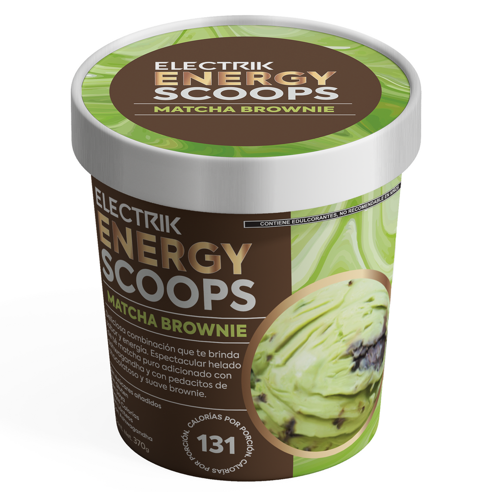 HELADO ELECTRIK MATCHA BROWNIE