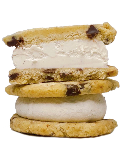 8 Pack Ice Cream Sandwich Choco Chip Cookie Dough (120g)