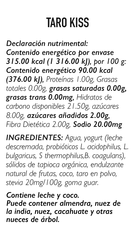 5 Pack Yogurt Taro Kiss (350g)