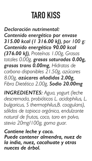 
                  
                    8-PIEZAS YOGURT TARO KISS SIN GLUTEN Y CON PROBIÓTICOS
                  
                
